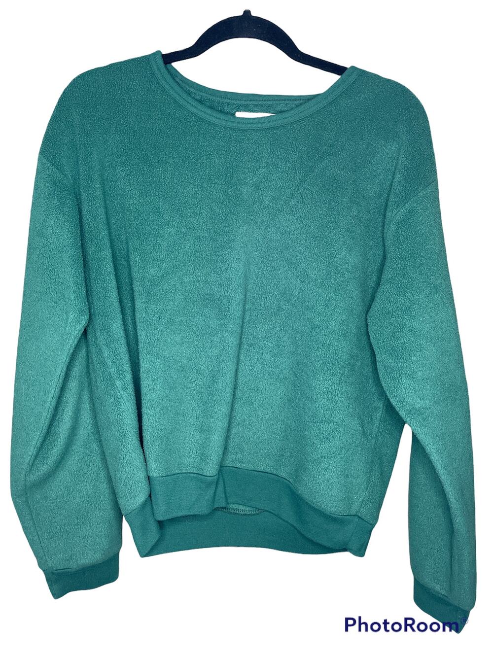Vintage Victoria's Secret Country Green Pullover Long Sleeve Sweatshirt Size M